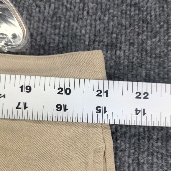 Jamaica Jaxx Mens Silk Chino Shorts Tan Size 40 Slash Pockets - Picture 4 of 13